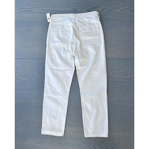 Agolde Cooper Relaxed Straight‎ Cargo Jeans Milkshake 28 NWT $228 - Picture 5 of 10